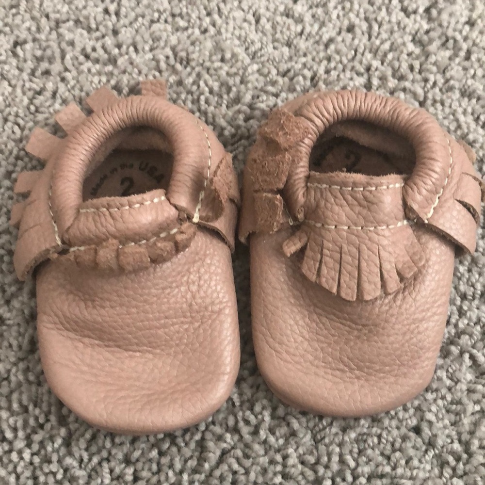 Mauve freshly picked moccasins